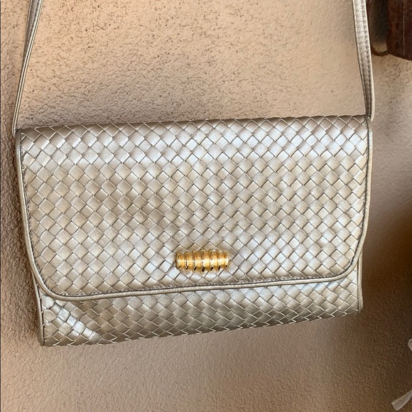 Vintage Woven Ganson Crossbody Shoulder Purse